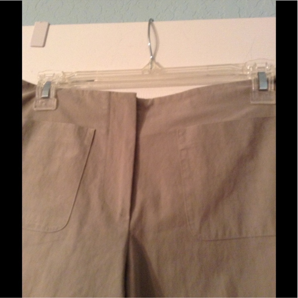 Emanuel Ungaro Vintage Khaki Capri Pants - Picture 4 of 6